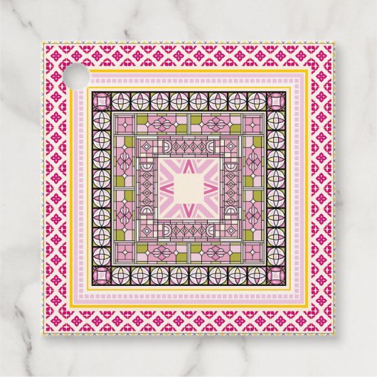 Etnische grens bedankjes labels (Voorkant)