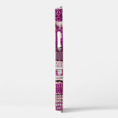 Etnische grens Fuchsia Abstract Case-Mate iPhone Case (Achterkant / Rechts)