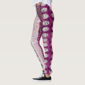 Etnische grens Fuchsia Abstract Leggings (Links)