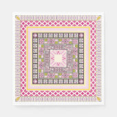 Etnische grenselementen servet (Voorkant)