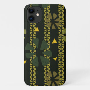 Etnische Groene Bruin Afrikaans Gepatterd Case-Mate iPhone Case