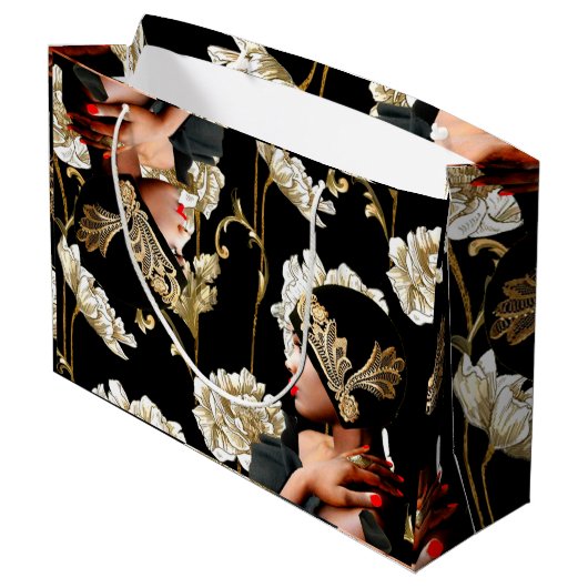 Etnische Groot Cadeauzakje (Achterkant Gekanteld)