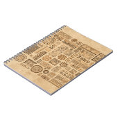 Etnische handgemaakte versiering notitieboek (Linkerzijde)