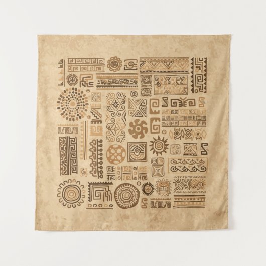 Etnische handgemaakte versiering wandkleed (Voorkant)