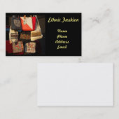 Etnische handtassen voor Mode Visitekaartje (Voorkant / Achterkant)