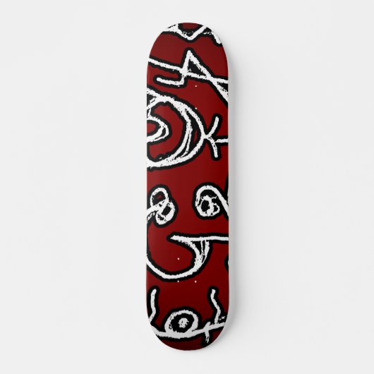 Etnische herinneringen Print Design Persoonlijk Skateboard (Voorkant)