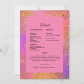 Etnische Indiase kleurrijke details over bruiloft Kaart (Voorkant)