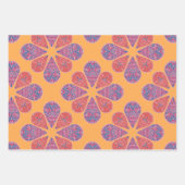 Etnische, Indiase patroonpatronen Inpakpapier Vel (Voorkant 3)