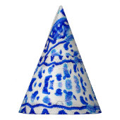 Etnische Indigo Arrow inheemse patronen Feesthoedjes (Links)