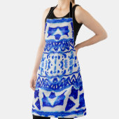 Etnische Indigo Arrow inheemse patronen Schort (Insitu)