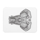 Etnische Indische olifant Magneet (Horizontaal)