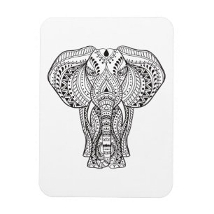 Etnische Indische olifant Magneet