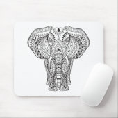 Etnische Indische olifant Muismat (Met muis)