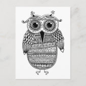 Etnische inkttekening briefkaart (Voorkant)