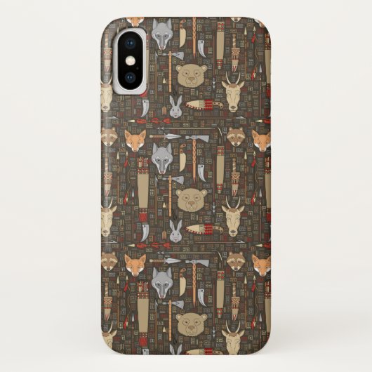 Etnische jachtpatronen Case-Mate iPhone case (Achterkant)