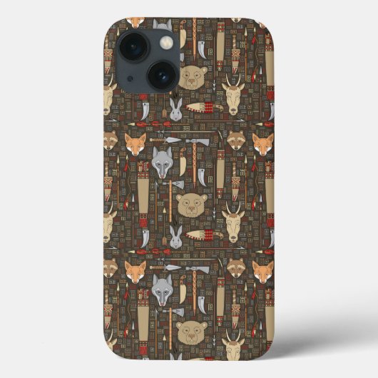 Etnische jachtpatronen Case-Mate iPhone case (Achterkant)