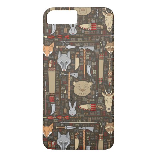 Etnische jachtpatronen Case-Mate iPhone case (Achterkant)