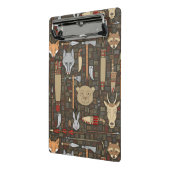 Etnische jachtpatronen mini klembord (Angled2)