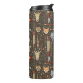Etnische jachtpatronen thermosbeker (Gedraaid links)