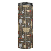 Etnische jachtpatronen thermosbeker (Achterkant)