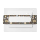 Etnische jachtpatronen uitnodigingen wikkel (Voorkant Voorbeeld)