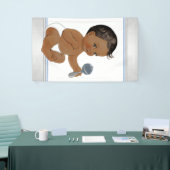 Etnische jongens baby shower spandoek (Beurs)