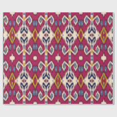 Etnische kikatchevron patroonachtergrond Tradition Cadeaupapier (Vlak)