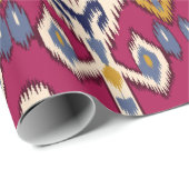 Etnische kikatchevron patroonachtergrond Tradition Cadeaupapier (Rol Hoek)