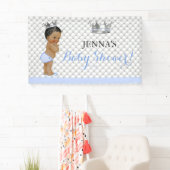 Etnische Kleine Prins  Baby Boy Crown Spandoek (Insitu)