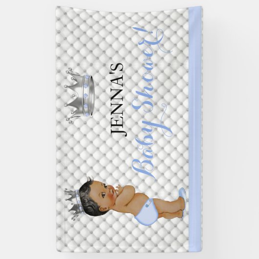 Etnische Kleine Prins  Baby Boy Crown Spandoek (Verticaal)