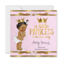 Etnische Kleine Prinses Baby Shower Roze Goud