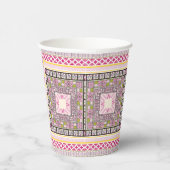 Etnische kunst papieren bekers (Rechts)