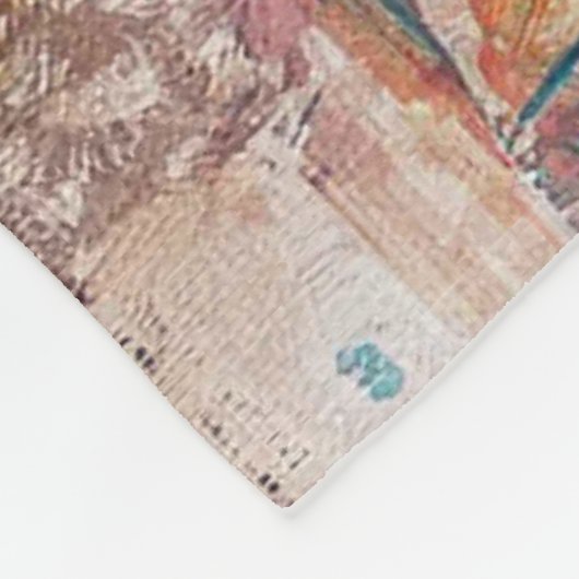 etnische lappendeken fleece deken (Hoek)