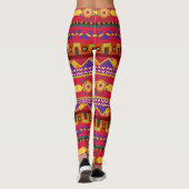 Etnische legging, stammenlegging voor vrouwen leggings (Achterkant)