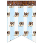 Etnische Lil Cowboy Baby shower Vlag Banner (Eerste vlag)