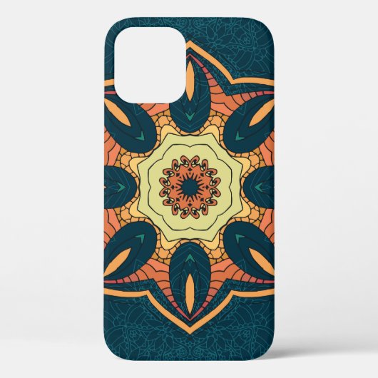 Etnische mandala: naadloos patroon Case-Mate iPhone case (Achterkant)