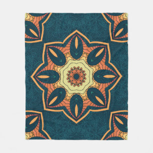 Etnische mandala: naadloos  patroon fleece deken