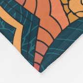 Etnische mandala: naadloos  patroon fleece deken (Hoek)