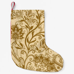 Etnische Mandala's: Indiase stijl patroon Kleine Kerstsok