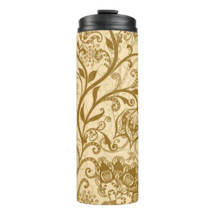 Etnische Mandala's: Indiase stijl patroon Thermosbeker