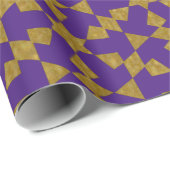 Etnische Marokkaanse geometrische mozaïekpatroon Cadeaupapier (Rol Hoek)