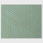 Etnische Marokkaanse geometrische mozaïekpatroon Cadeaupapier (Vlak)