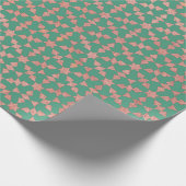 Etnische Marokkaanse geometrische mozaïekpatroon Cadeaupapier (Hoek)