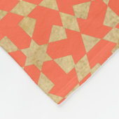 Etnische Marokkaanse geometrische mozaïekpatroon Fleece Deken (Hoek)