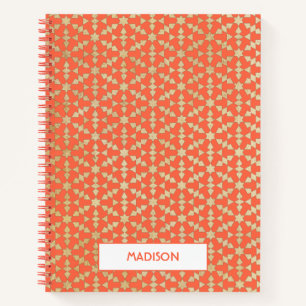 Etnische Marokkaanse geometrische mozaïekpatroon Notitieboek