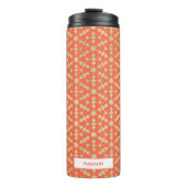 Etnische Marokkaanse geometrische mozaïekpatroon Thermosbeker (Voorkant)