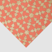 Etnische Marokkaanse geometrische mozaïekpatroon Tissuepapier (Detail)