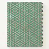 Etnische Marokkaanse Geometrische Mozaïekrecept Notitieboek (Achterkant)