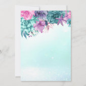 Etnische  mermaïde baby onder de zee douche kaart (Achterkant)