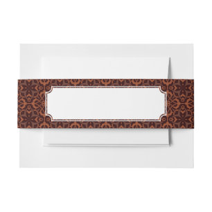 Etnische moderne geometrische patronen 2 uitnodigingen wikkel